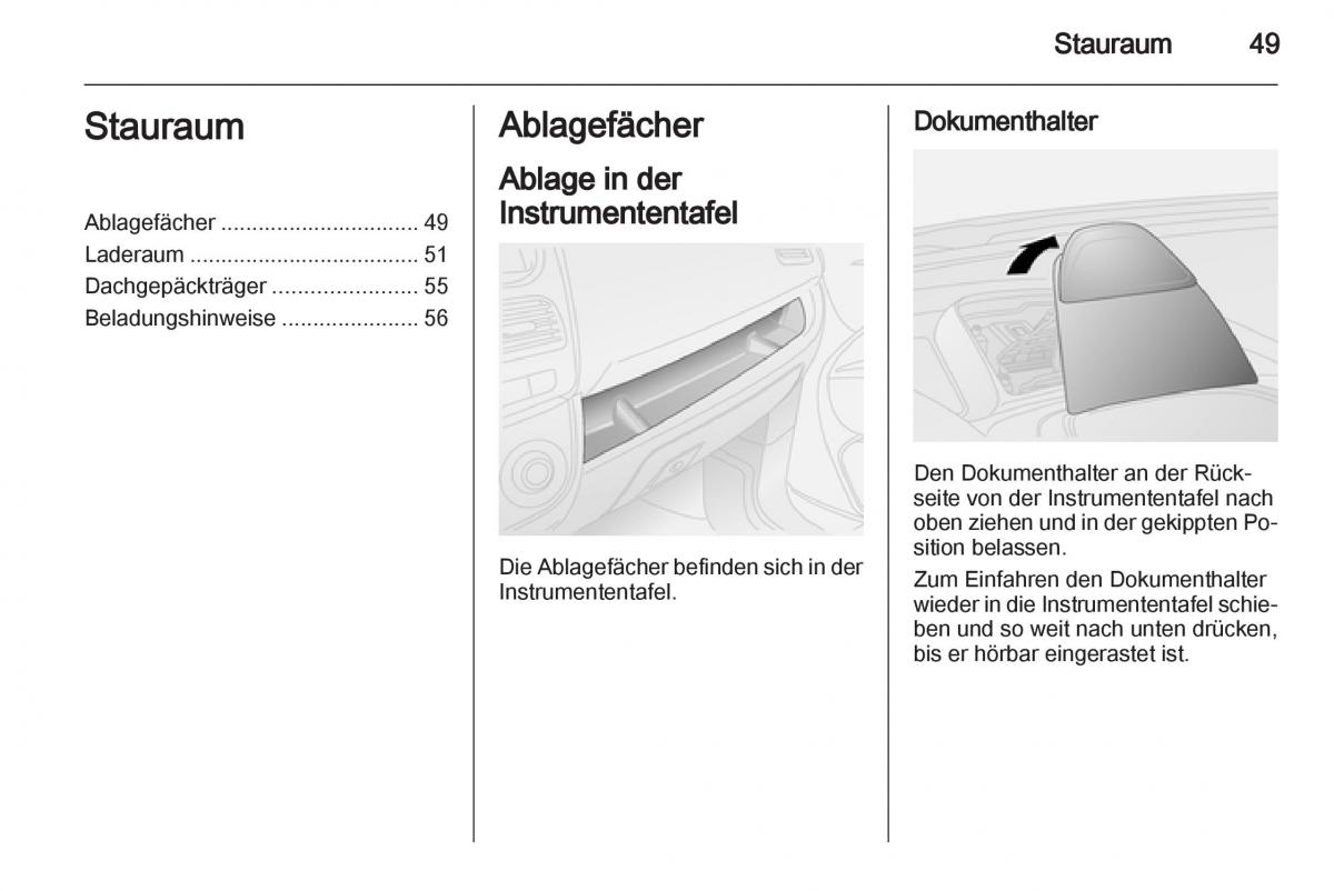 Opel Combo D Handbuch / page 51