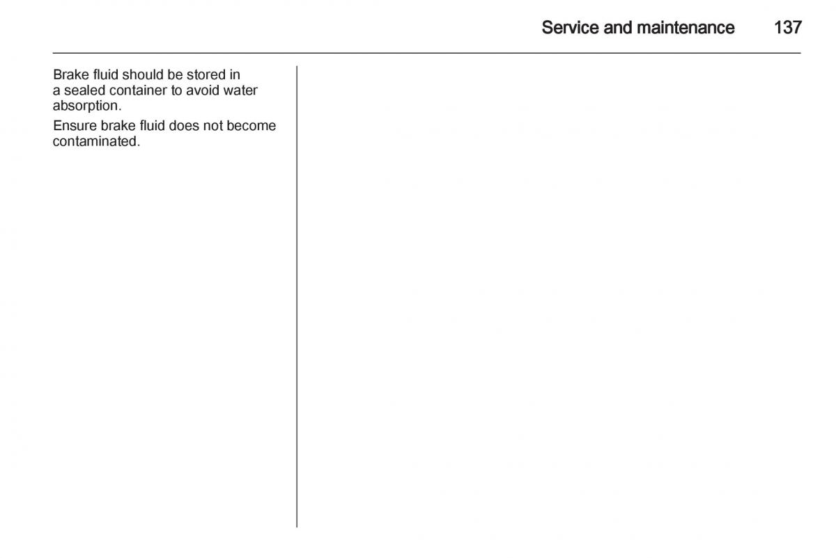 Opel Combo D owners manual / page 137