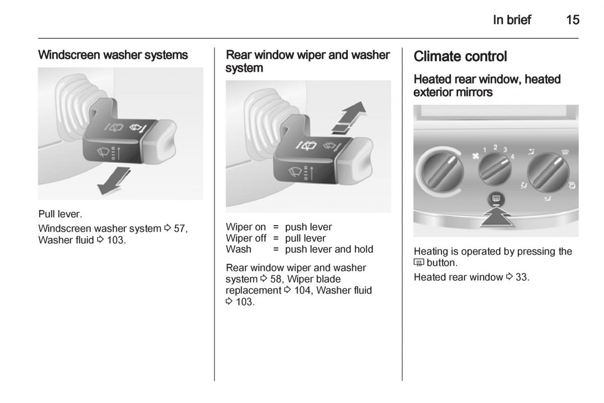 Opel Combo D owners manual / page 15