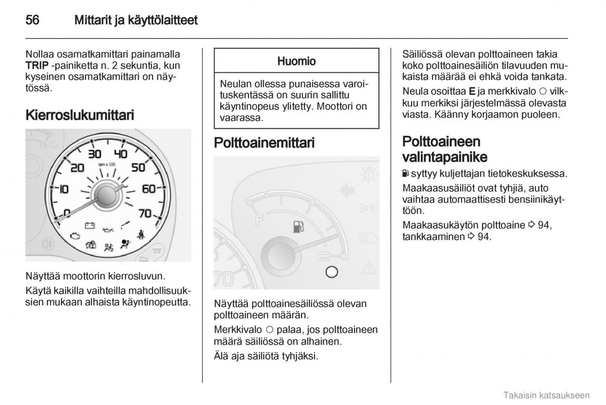 Opel Combo D omistajan kasikirja / page 57