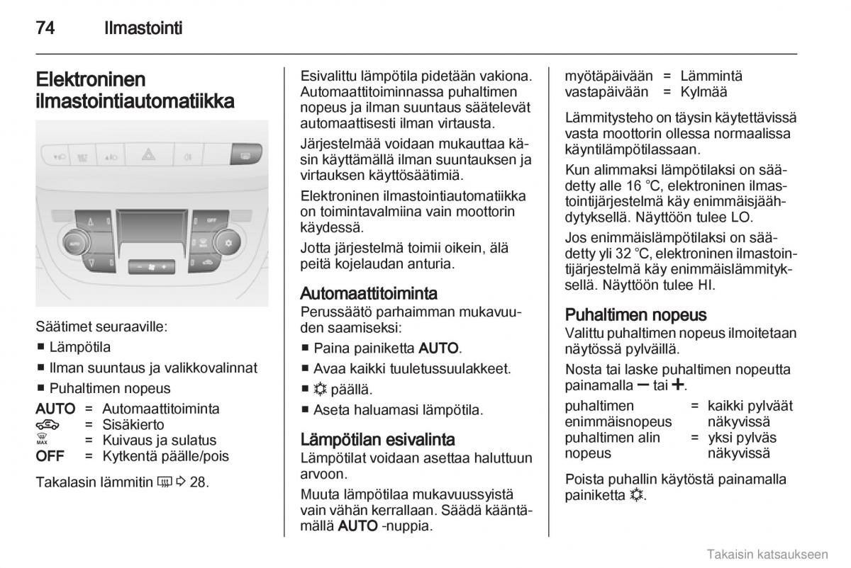 Opel Combo D omistajan kasikirja / page 75