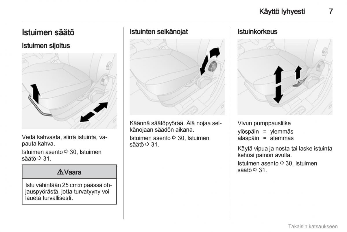 Opel Combo D omistajan kasikirja / page 8