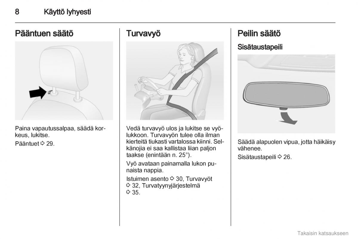 Opel Combo D omistajan kasikirja / page 9