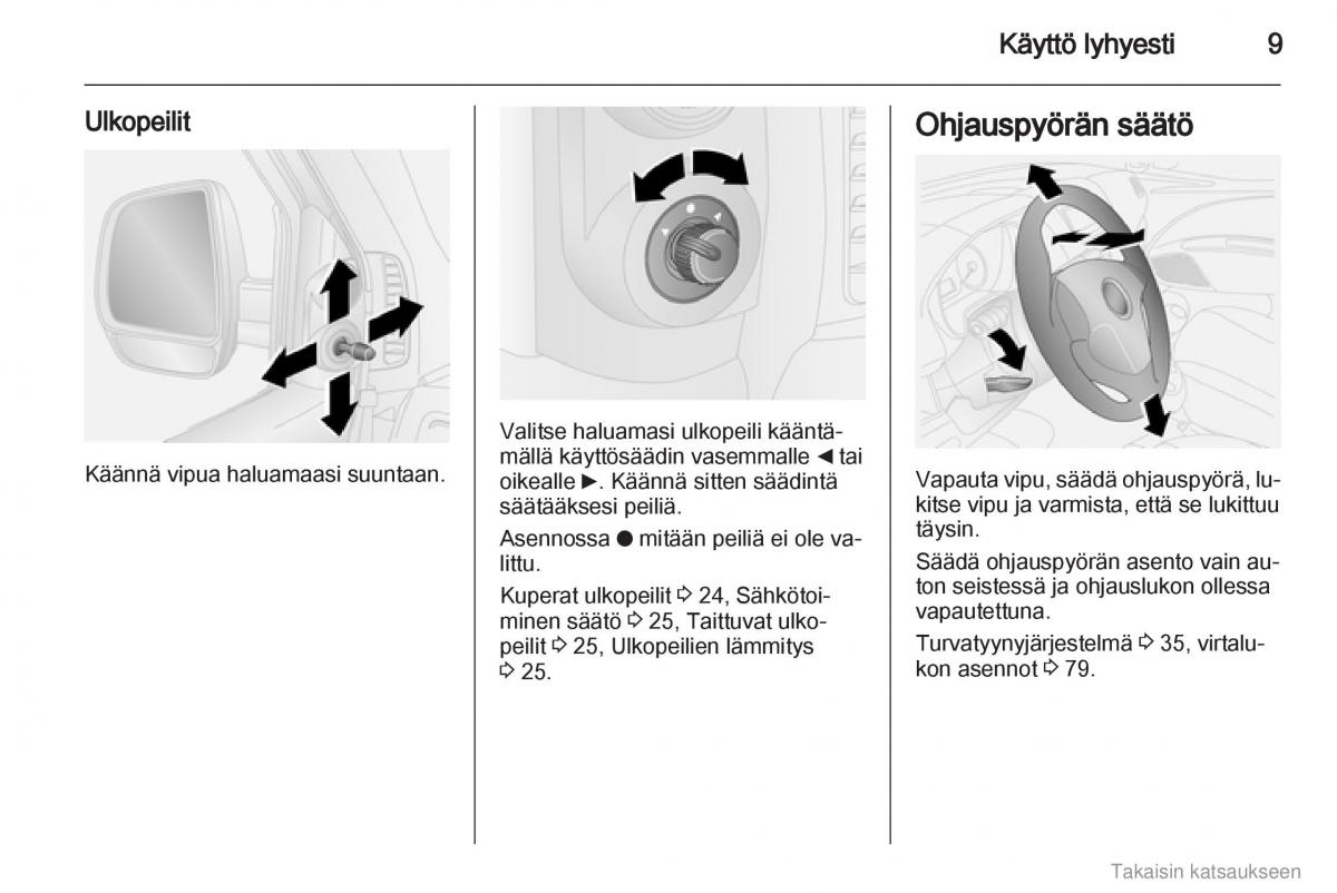 Opel Combo D omistajan kasikirja / page 10