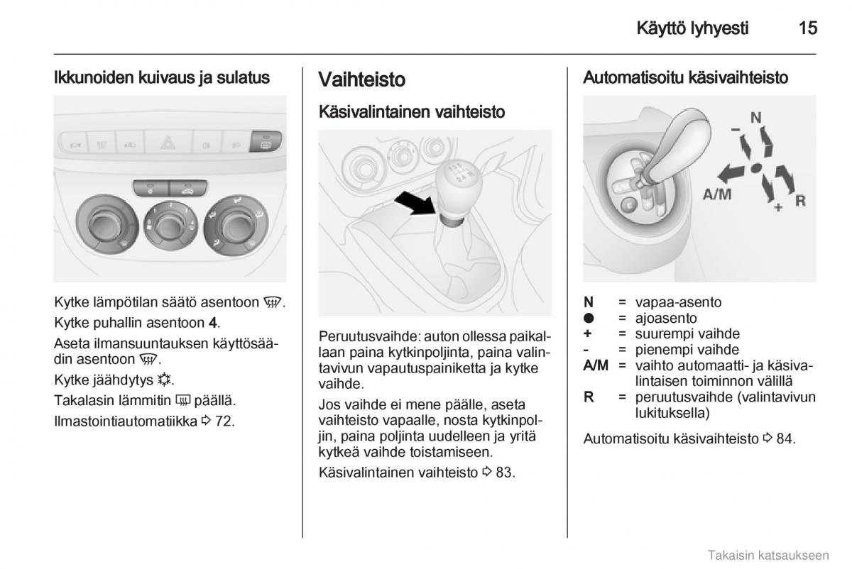 Opel Combo D omistajan kasikirja / page 16