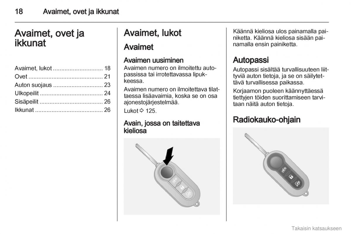 Opel Combo D omistajan kasikirja / page 19