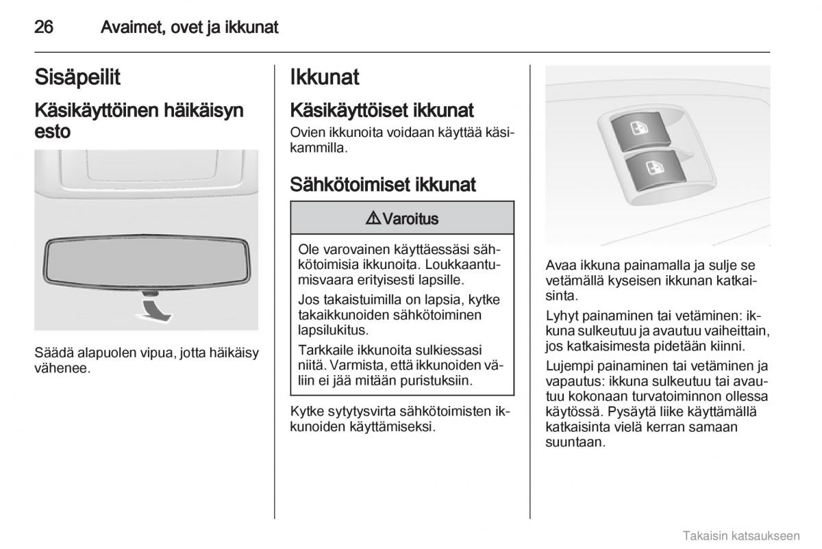 Opel Combo D omistajan kasikirja / page 27