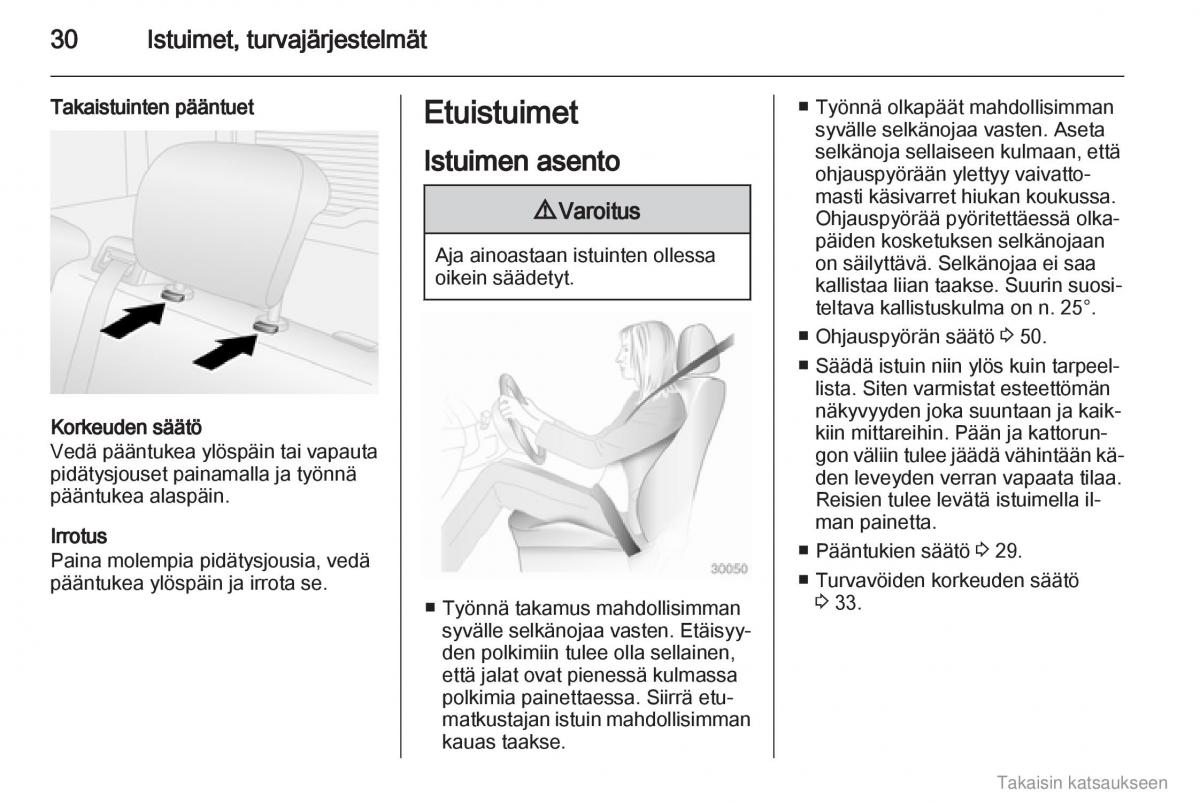 Opel Combo D omistajan kasikirja / page 31