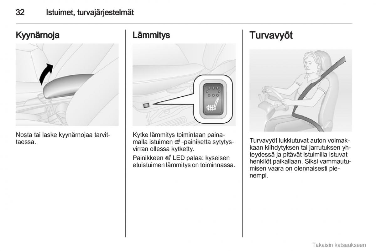 Opel Combo D omistajan kasikirja / page 33