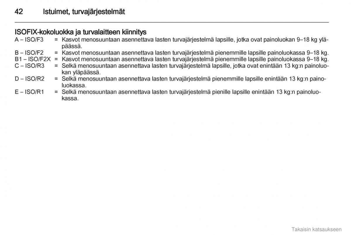 Opel Combo D omistajan kasikirja / page 43