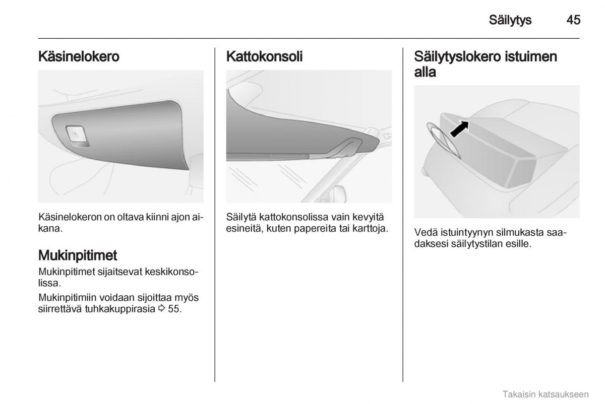 Opel Combo D omistajan kasikirja / page 46