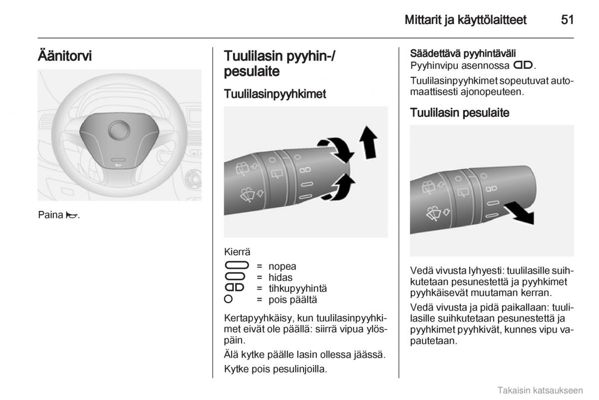 Opel Combo D omistajan kasikirja / page 52