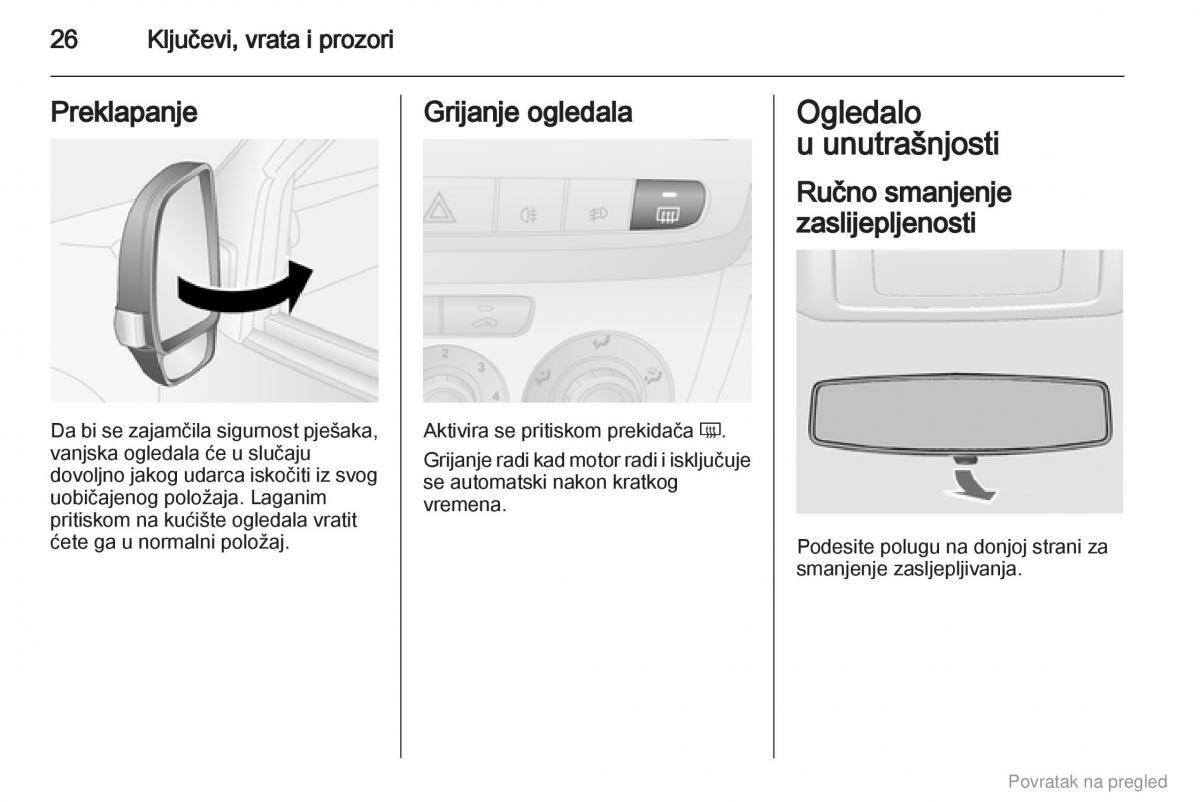 Opel Combo D vlasnicko uputstvo / page 27