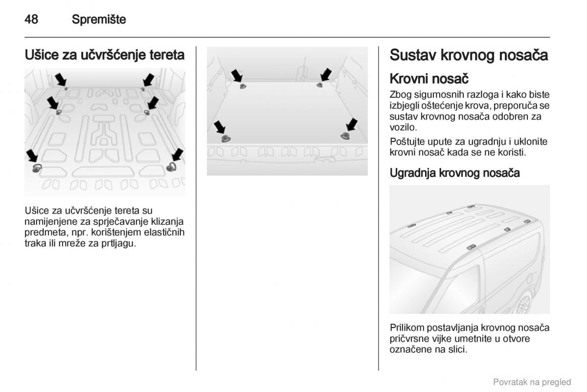 Opel Combo D vlasnicko uputstvo / page 49