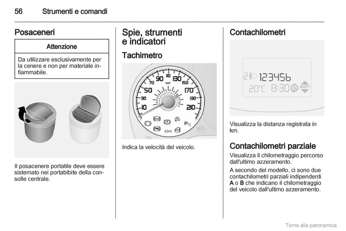 Opel Combo D manuale del proprietario / page 57