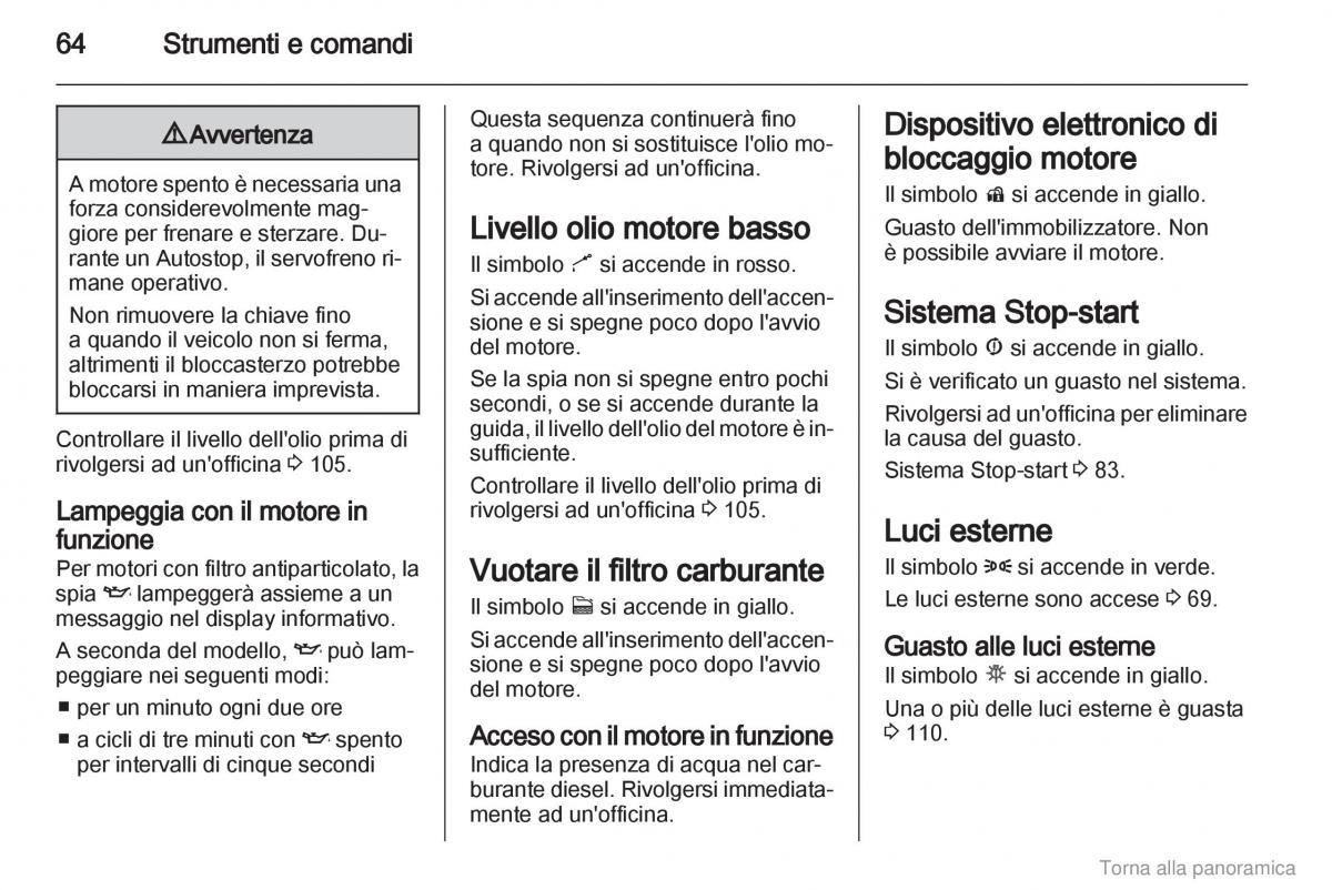 Opel Combo D manuale del proprietario / page 65