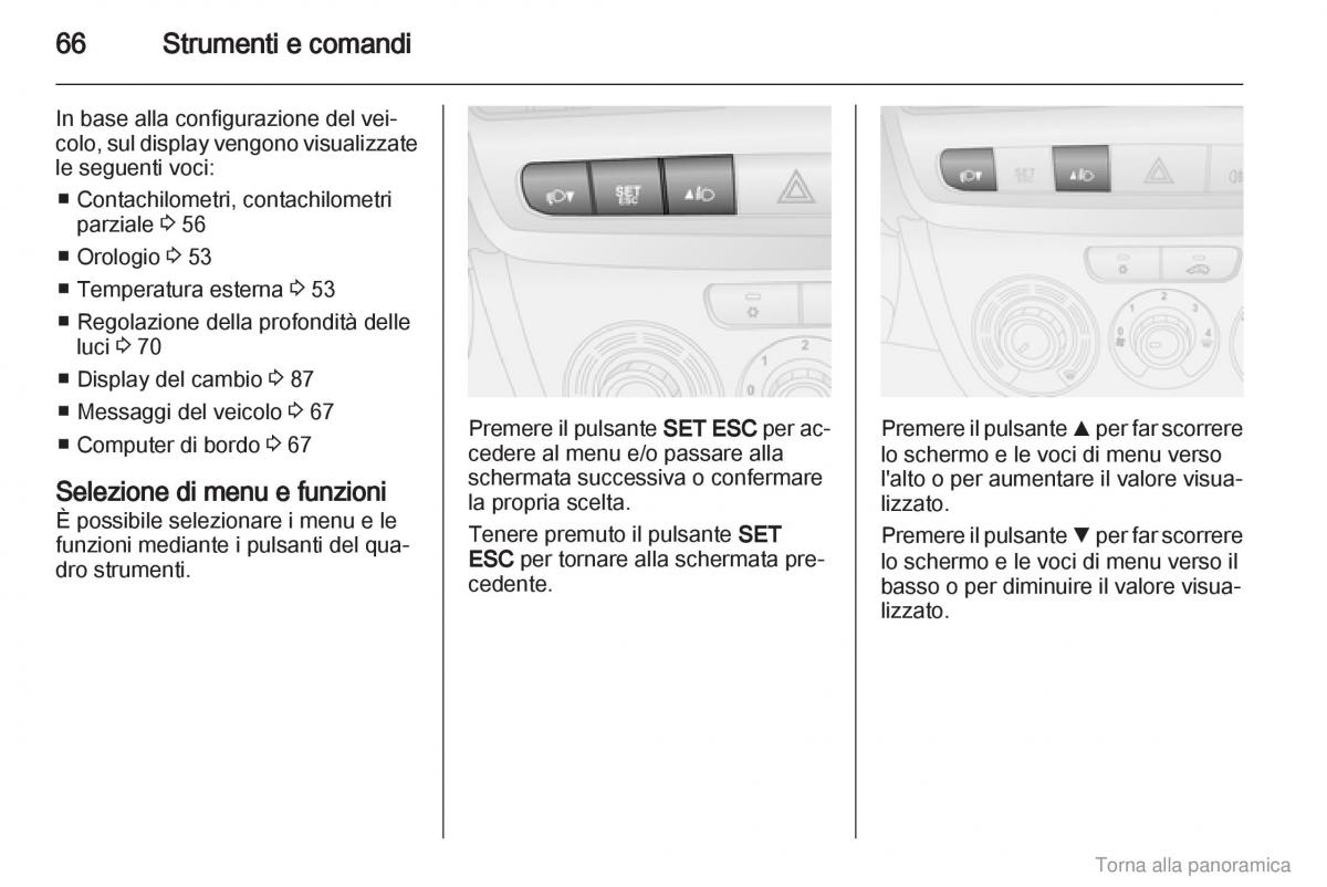 Opel Combo D manuale del proprietario / page 67