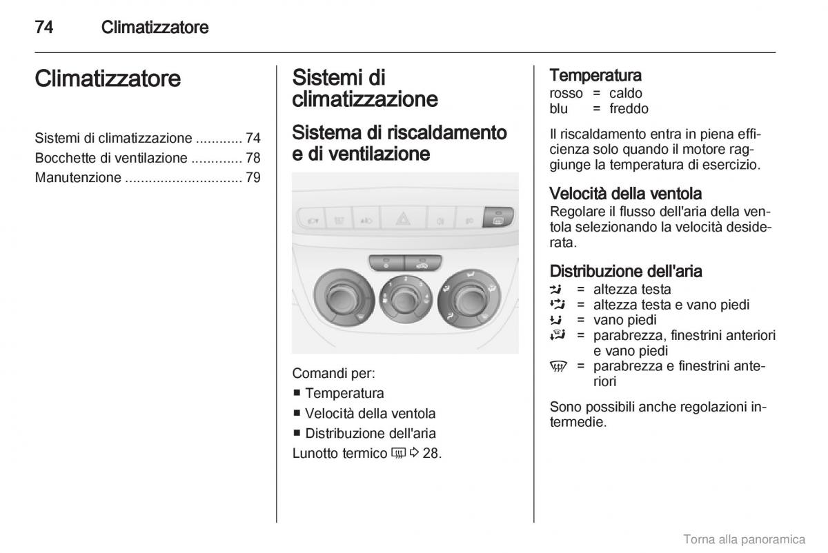 Opel Combo D manuale del proprietario / page 75