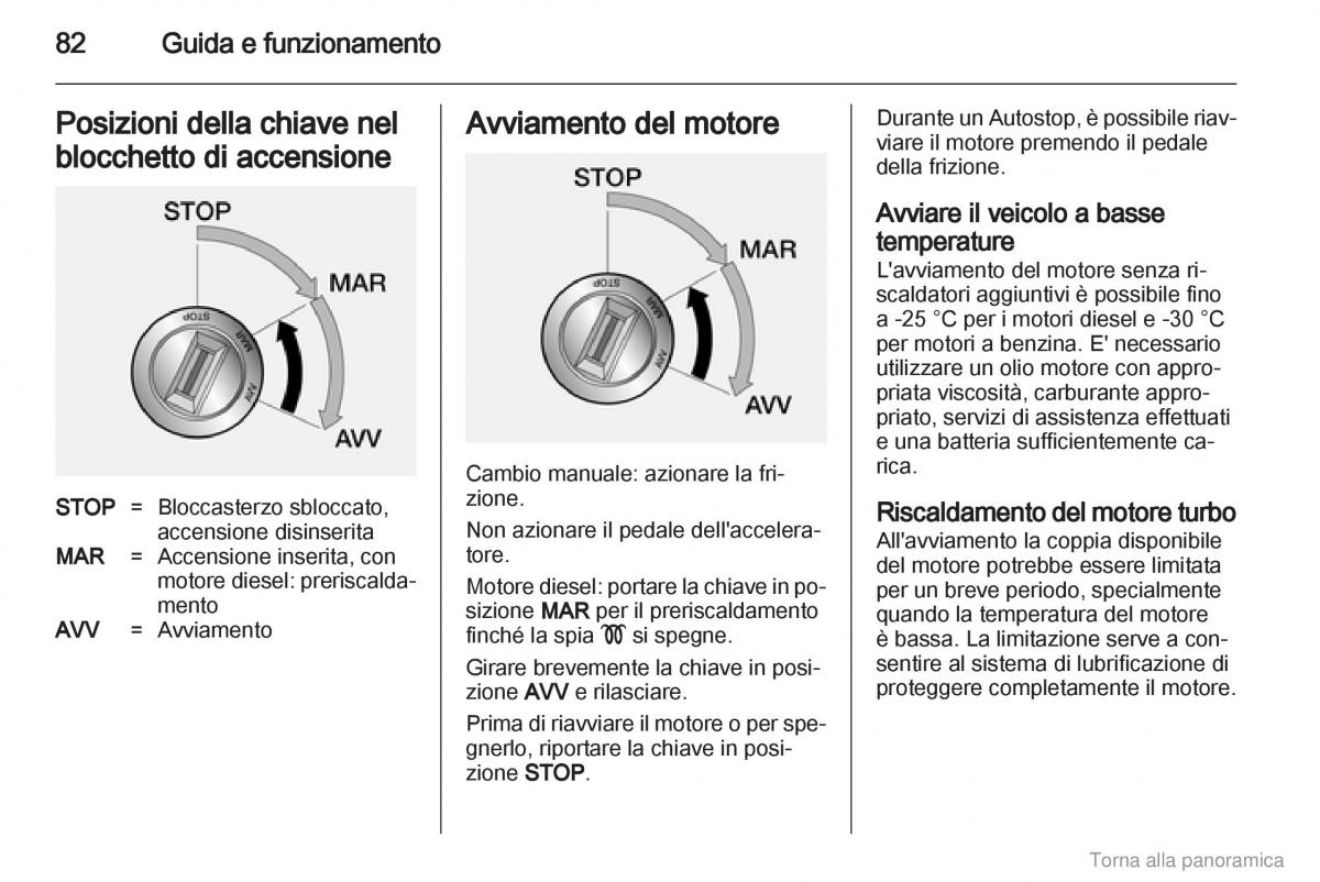 Opel Combo D manuale del proprietario / page 83