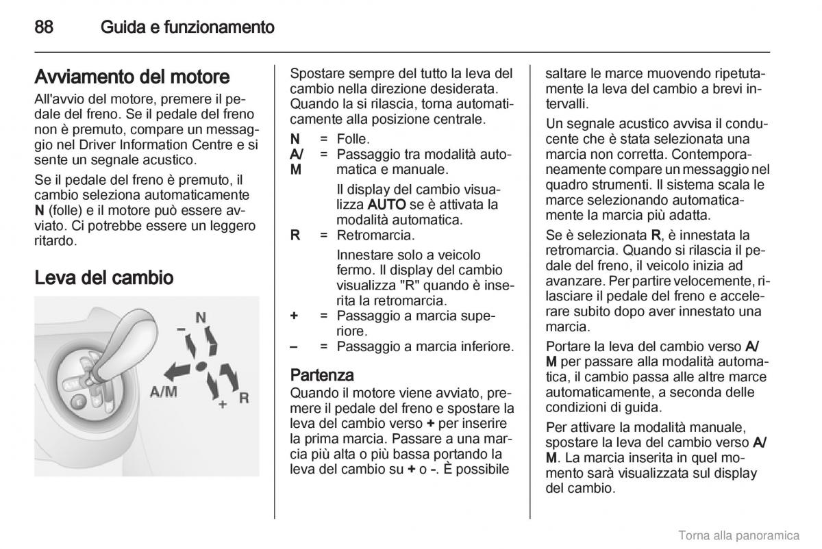 Opel Combo D manuale del proprietario / page 89