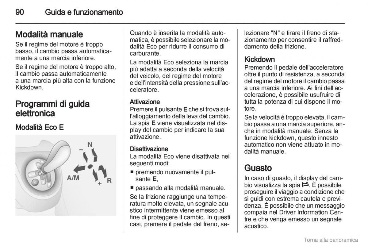 Opel Combo D manuale del proprietario / page 91