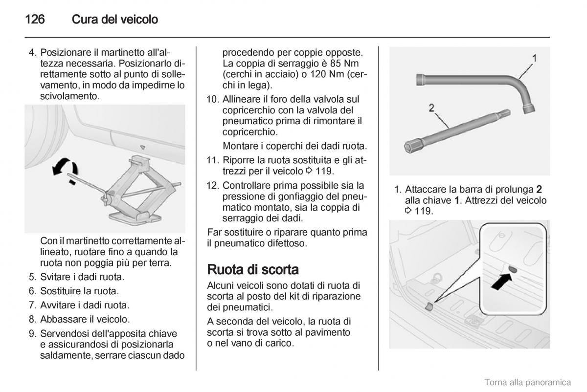 Opel Combo D manuale del proprietario / page 127