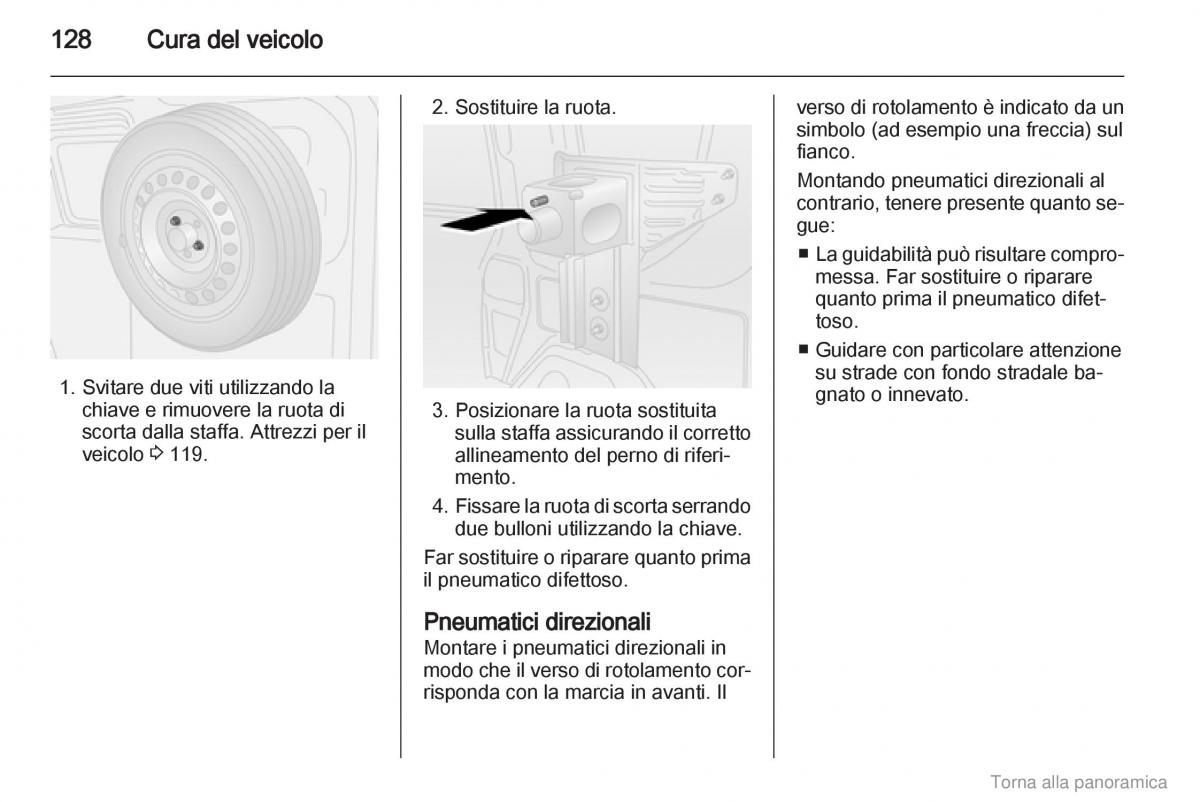 Opel Combo D manuale del proprietario / page 129