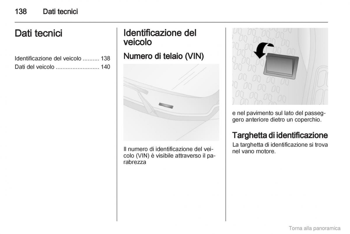 Opel Combo D manuale del proprietario / page 139