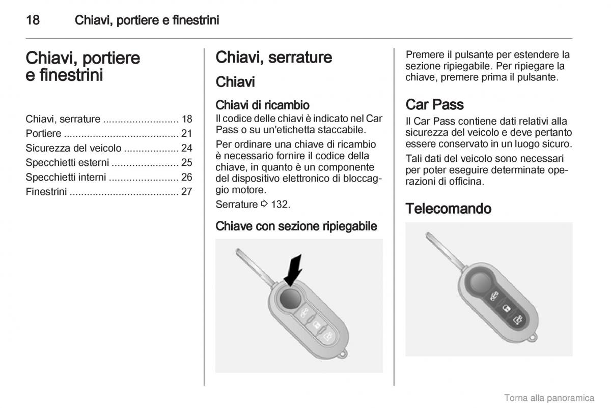 Opel Combo D manuale del proprietario / page 19