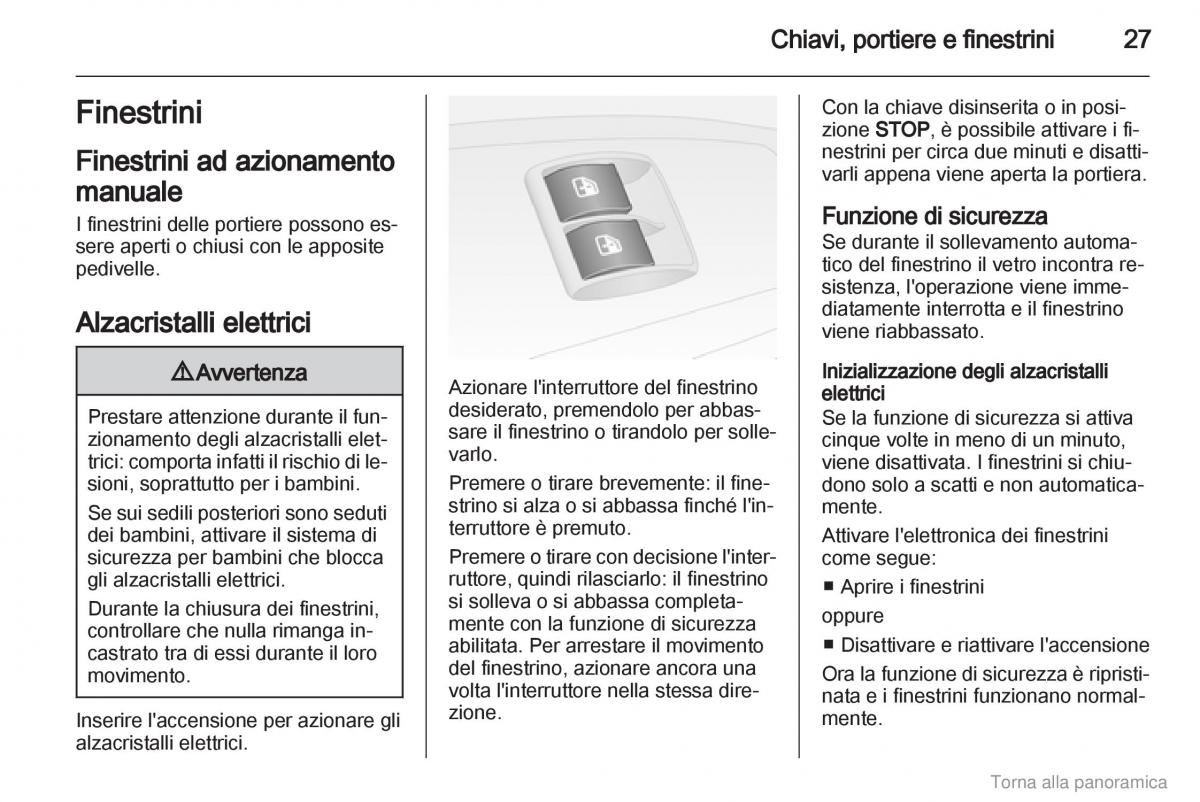 Opel Combo D manuale del proprietario / page 28