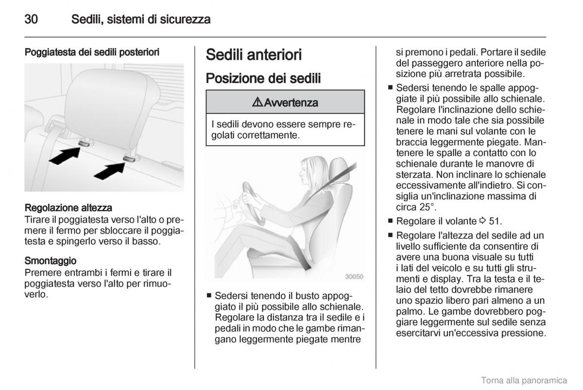 Opel Combo D manuale del proprietario / page 31