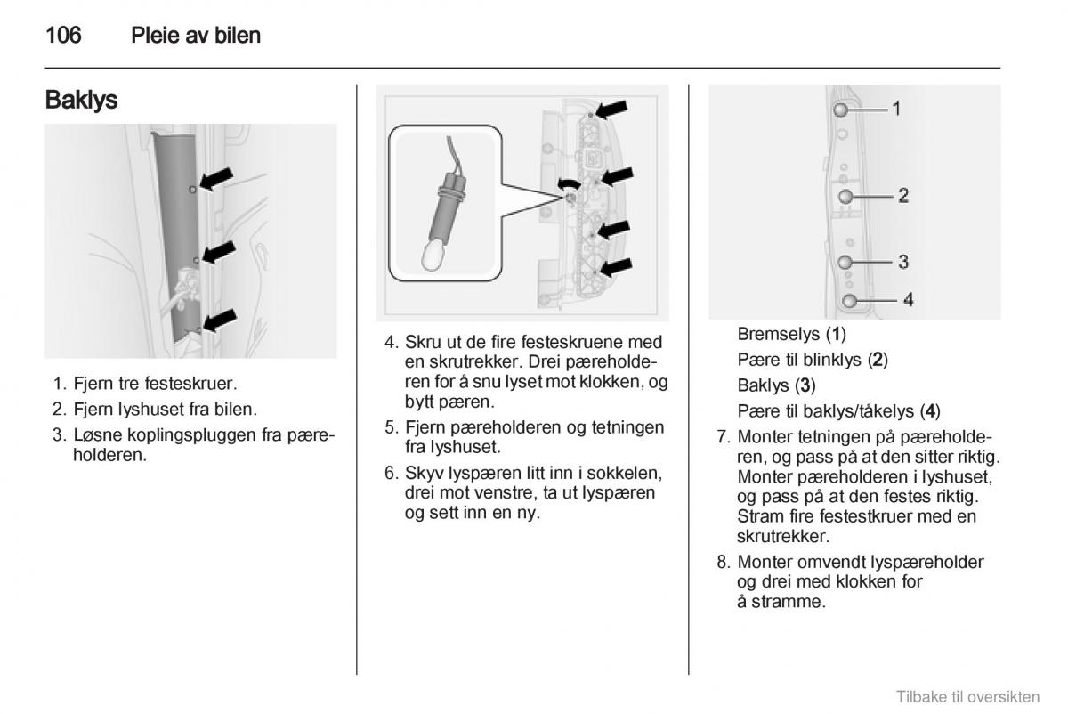 Opel Combo D bruksanvisningen / page 107