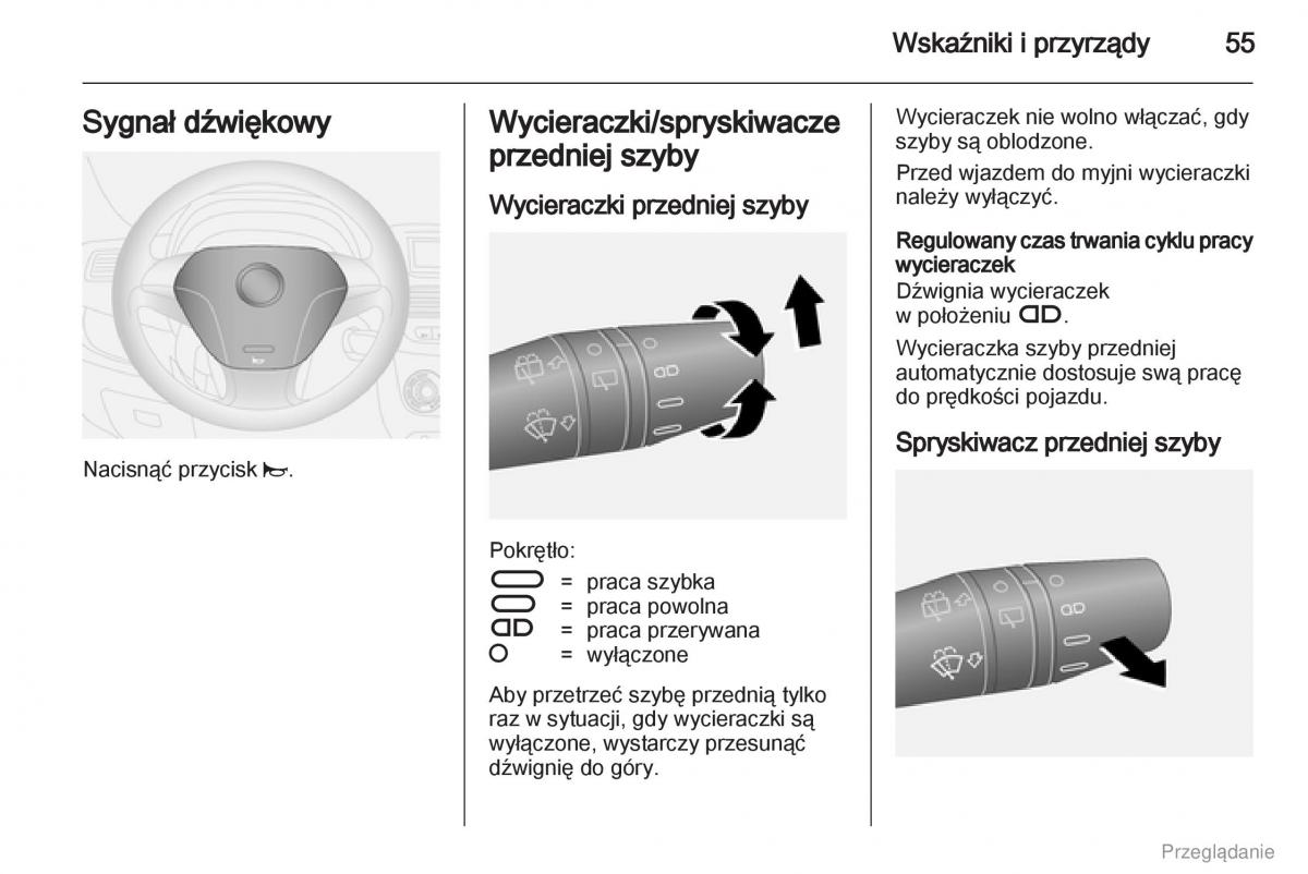 Opel Combo D instrukcja obslugi / page 56