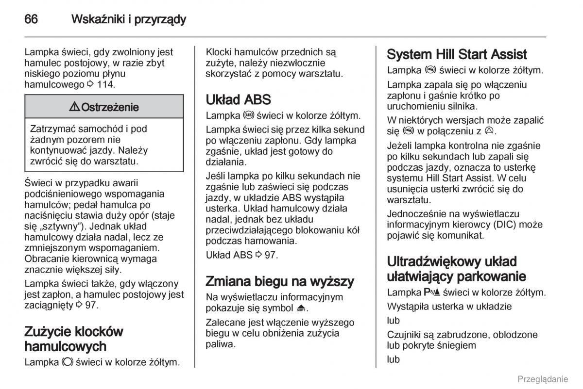 Opel Combo D instrukcja obslugi / page 67