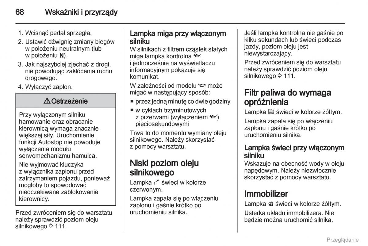 Opel Combo D instrukcja obslugi / page 69