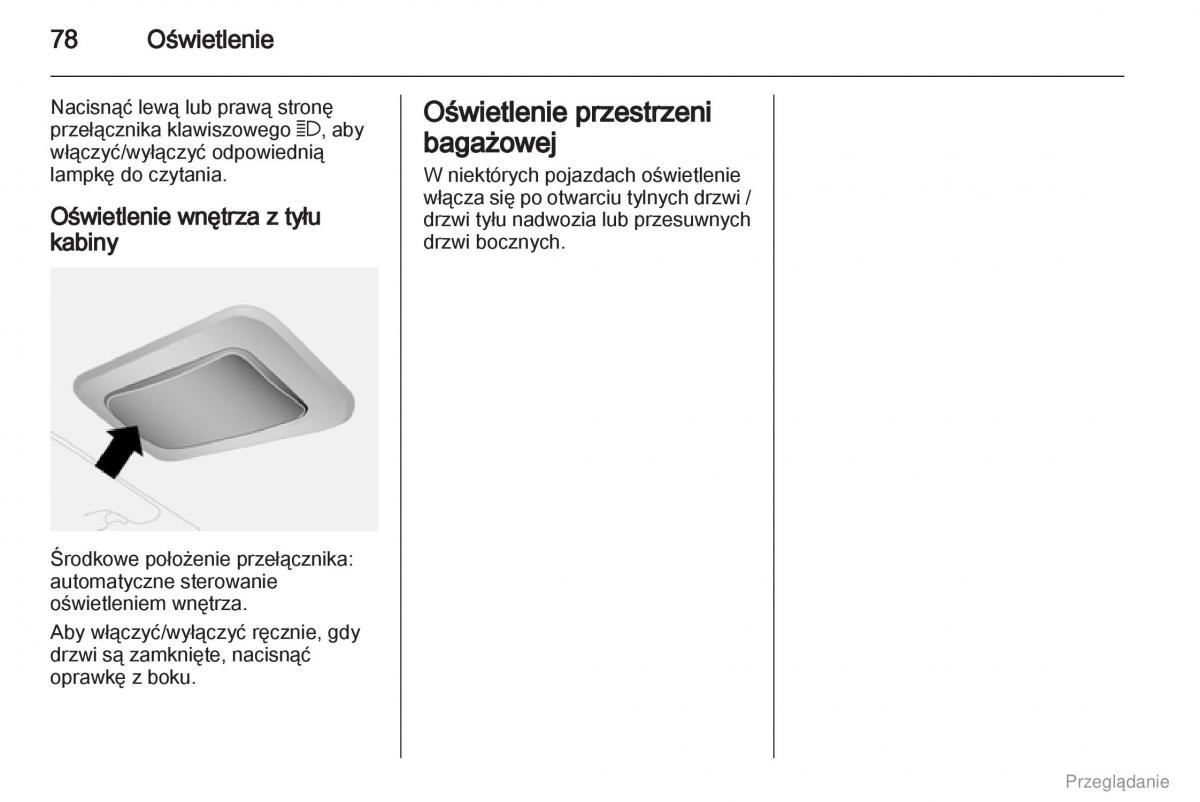 Opel Combo D instrukcja obslugi / page 79