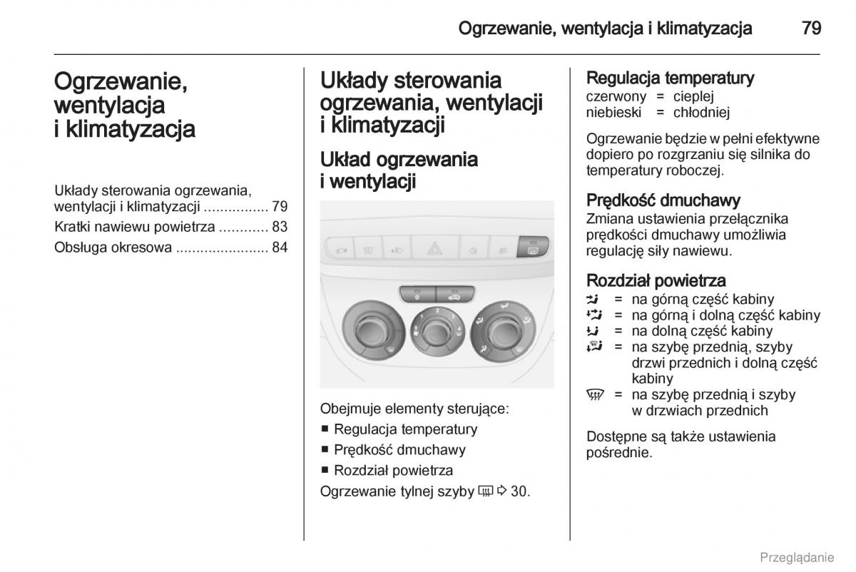 Opel Combo D instrukcja obslugi / page 80