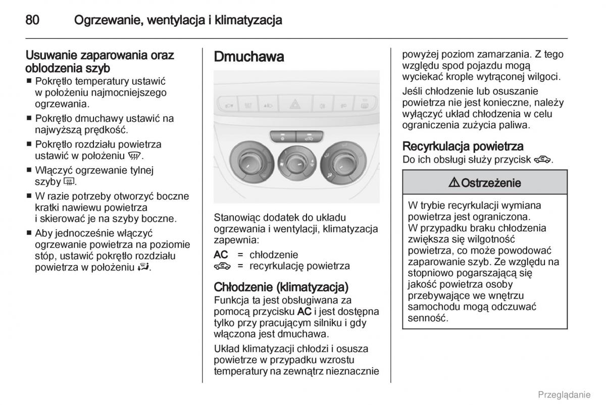 Opel Combo D instrukcja obslugi / page 81