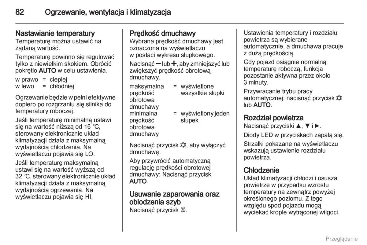 Opel Combo D instrukcja obslugi / page 83