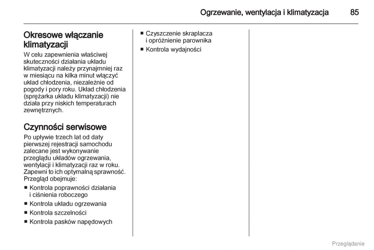 Opel Combo D instrukcja obslugi / page 86