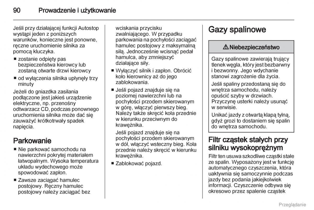 Opel Combo D instrukcja obslugi / page 91