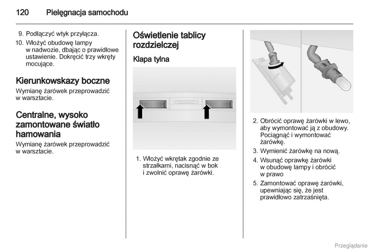 Opel Combo D instrukcja obslugi / page 121