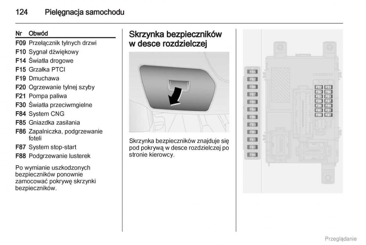 Opel Combo D instrukcja obslugi / page 125