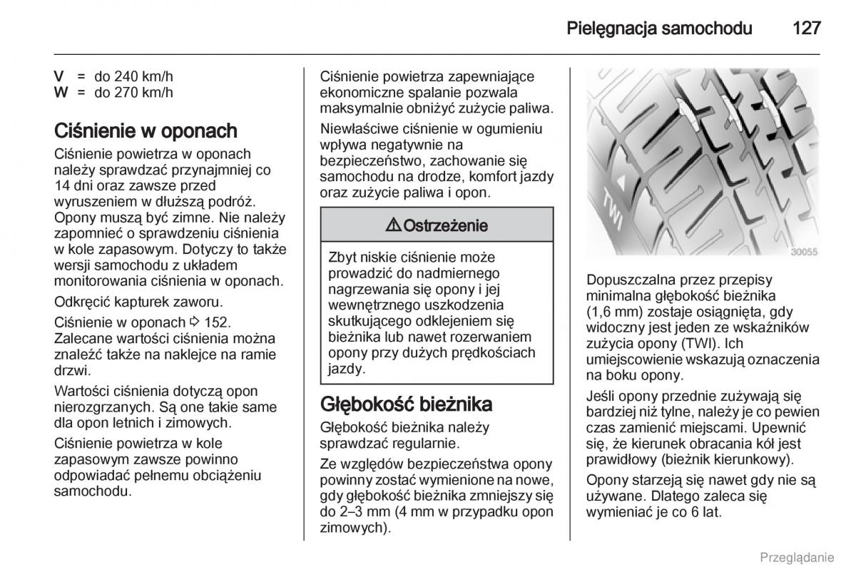 Opel Combo D instrukcja obslugi / page 128