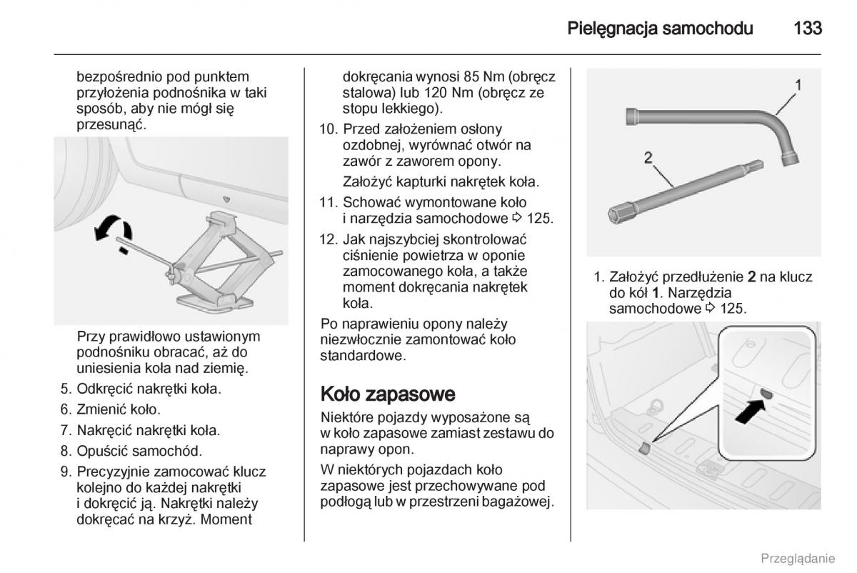 Opel Combo D instrukcja obslugi / page 134