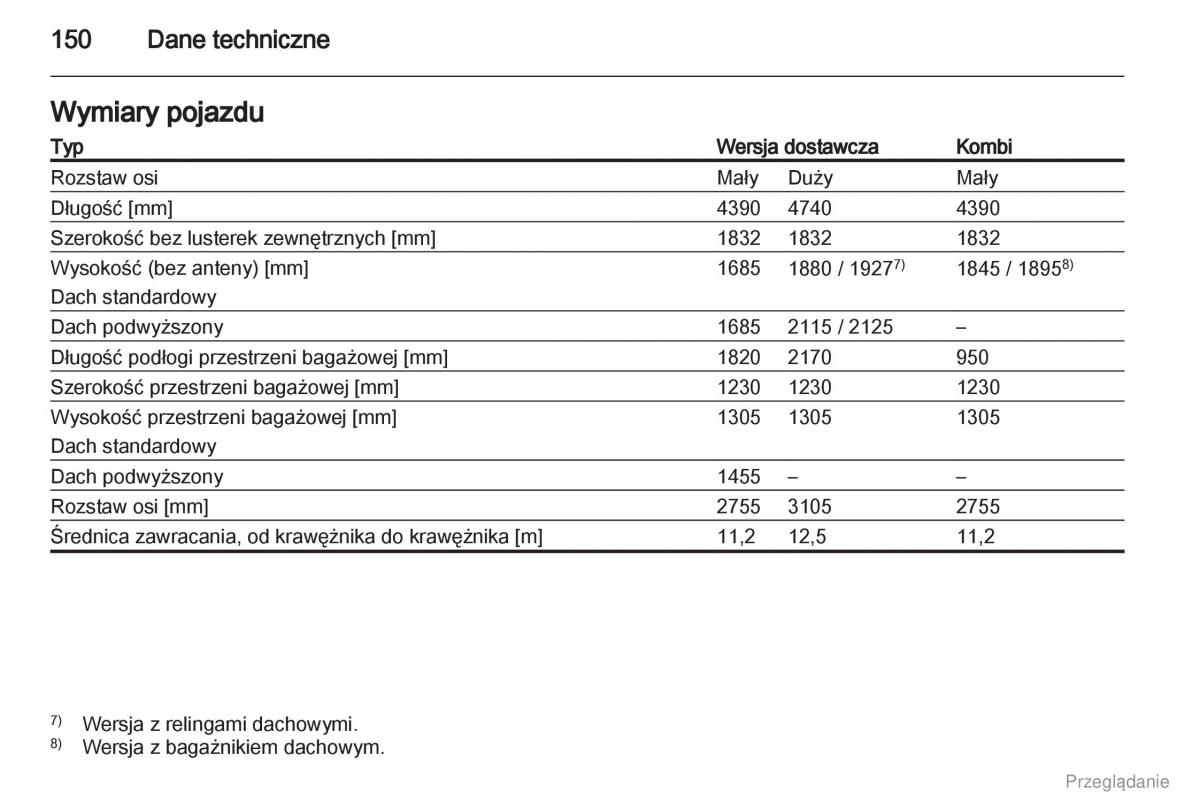 Opel Combo D instrukcja obslugi / page 151