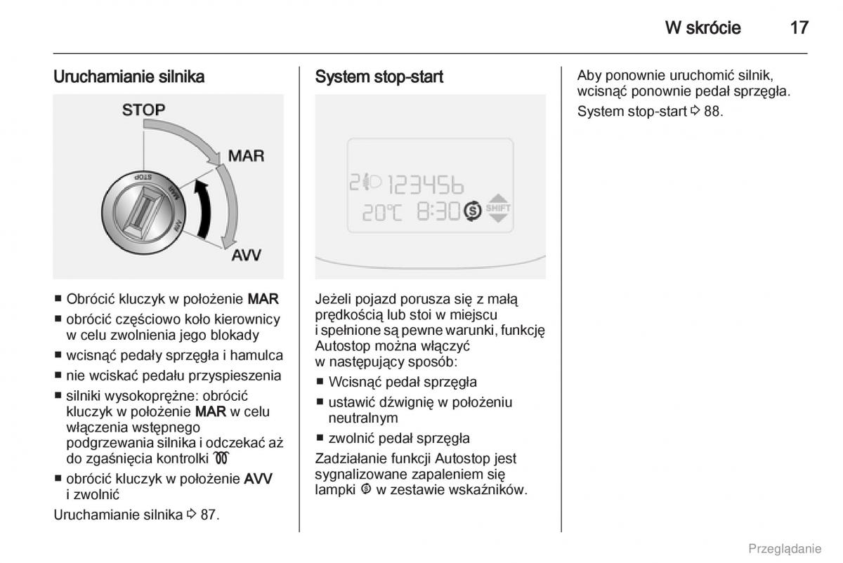 Opel Combo D instrukcja obslugi / page 18