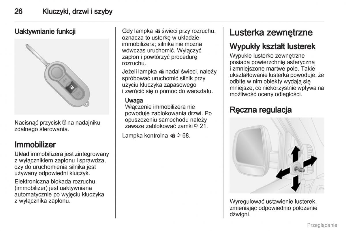 Opel Combo D instrukcja obslugi / page 27