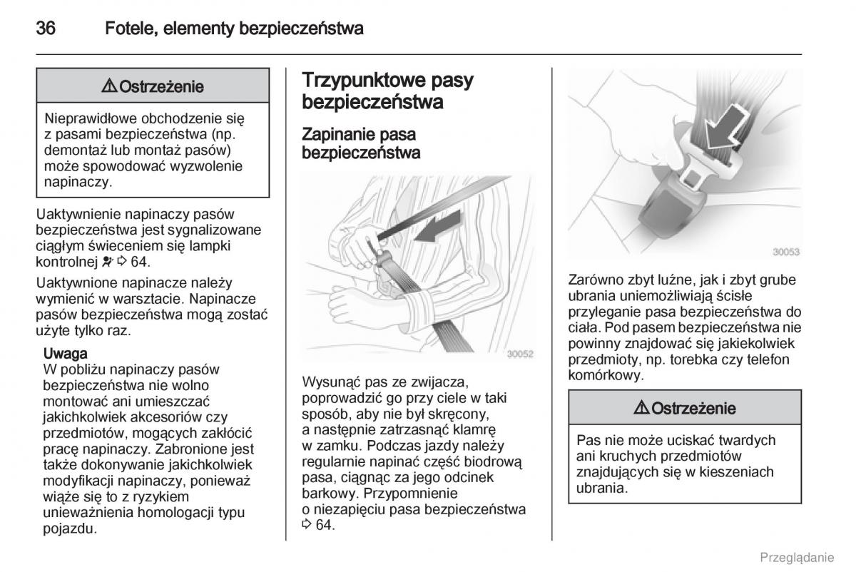 Opel Combo D instrukcja obslugi / page 37