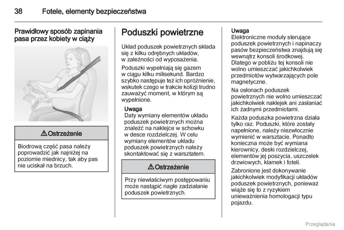 Opel Combo D instrukcja obslugi / page 39